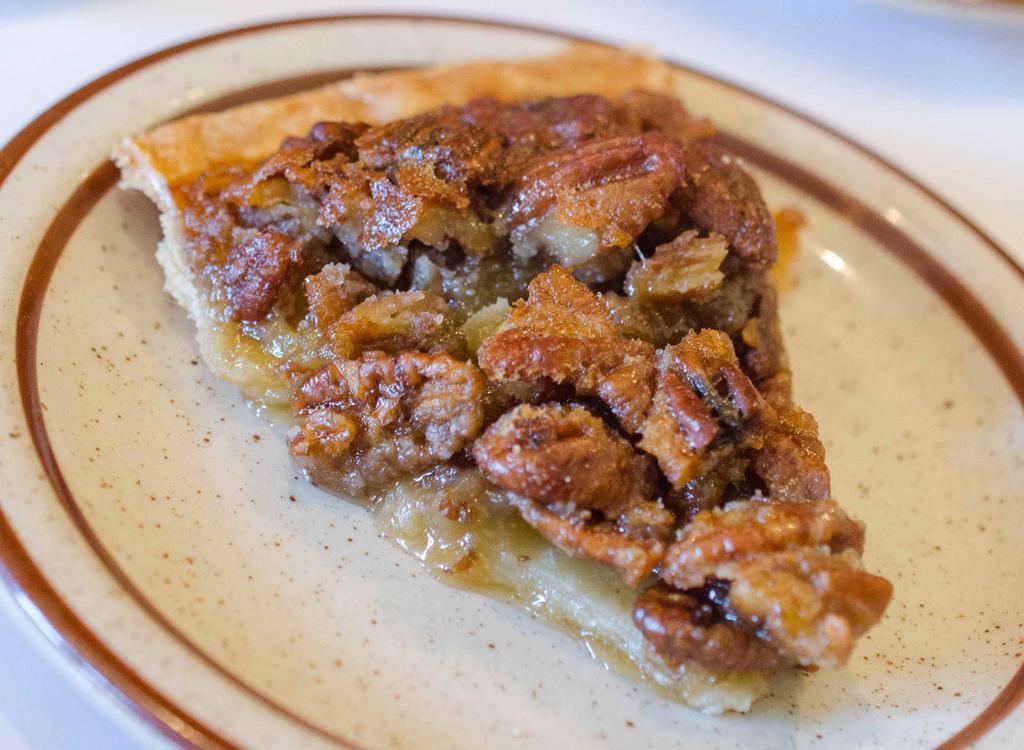 Pecan Pie Slice · Also available in whole pies, subject to availability. Call the restaurant directly to place an order. 