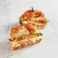 Grilled Chicken Sandwich · With spring mix, tomatoes, Swiss and McAlister's Honey Mustard on croissant. Served with cho...