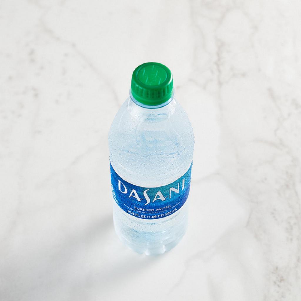 Bottled Water · Dasani bottled water.