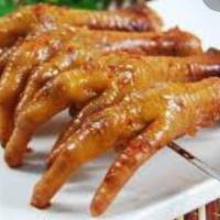 305. Chicken Feet Skewer · Grilled meat that has been cooked on a skewer. 