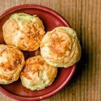 Gougeres · Cheesy pastries.