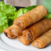 NEW SPECICAL 3 Fried Egg Roll Vegetables · Fried egg rolls with Cabbages, Carrot, Noodle, Green bean, Onion, Ginger Garlic. Vegan Frien...