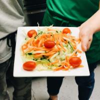 Garden Salad · Lettuce, Cucumber, Carrots Daikon, Cherry Tomato, Balsamic/Ranch Dressing