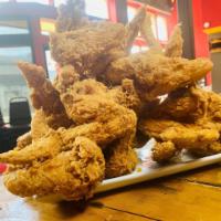 Bayou la Batre Chicken  · Breast, thigh, and leg bayou marinated southern fried chicken.