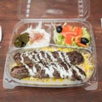 14. Beef Kabab Plate · 