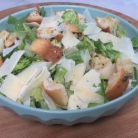 Plain Caesar Salad · Chopped romaine with shaved parmesan and garlic croutons, classic caesar dressing