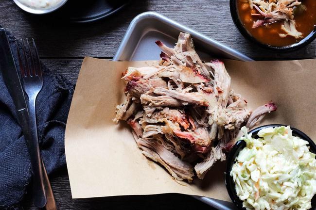 Pulled Pork Plate · Smoked 12-13 hours, hand-pulled, served with two Southern Sides.
Add a Garden or Caesar Side Salad to your meal! (found in the Salad Menu)