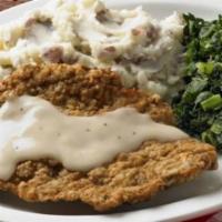 Chicken Fried Steak · The Southern classic with green beans and red-skinned mashed potatoes & gravy. Add a Garden ...