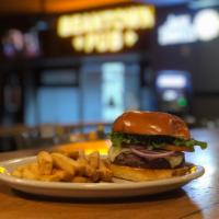 Handmade Cheese Burger · 1/2 lb. USDA choice beef served with lettuce, tomato, and onion topped with choice of cheese...