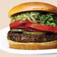 Build Your Own Premium Blend Burger · Angus served with choice of lettuce, tomato, pickles and onions or mayo. Made with chuck, br...