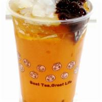 Passion Fruit QQ Special  · Passion fruit green tea with lychee jelly and tapioca.
