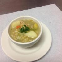 Sopas de La Semana Soups · Diferentes sopas con pollo, verduras, arroz, pasta. Sopa de lentejas, maiz-cuchuco, campesin...
