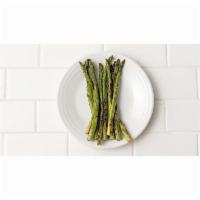 Grilled Asparagus · Olive oil, garlic, parmesan 