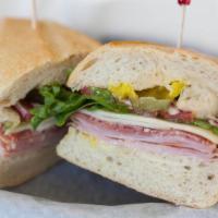 1. The Classy Italian  · (cold sandwich) Ham, salami, prociutto, provolone & italian dressing.