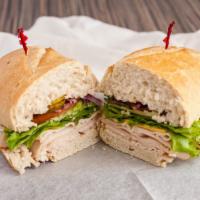 3. The Triad  · (cold sandwich) Turkey, ham, roast beef, choice of cheese.