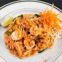 Pad Thai Noodle · Rice noodle, scallion, bean sprout, bean curd, radish, peanut and egg.