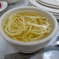18. Chicken with Noodle Soup · With crunchy noodle.