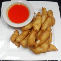 11. Sweet and Sour Chicken Combination · Served with roast pork fried rice and egg roll.