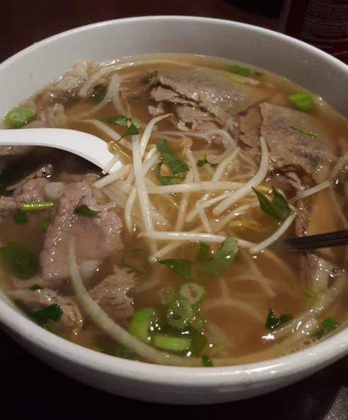 Pho Dac Biet · Noodle soup with different types of beef. Served with a side of bean sprouts, jalapeno, fresh basil and lime.