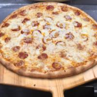 Cheese Pizza with 2 Toppings · 1110-3950 calories.