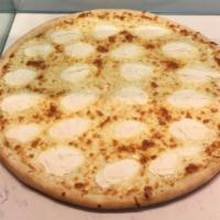 Pizza Bianca Pizza · Mozzarella and ricotta cheeses. 14