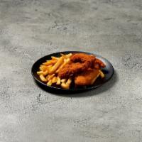 Kids Chicken Fingers and Fries · 