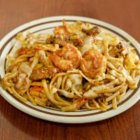 3. Lo Mein · Flat noodle, cabbage, onion, carrots, stir- fry.
