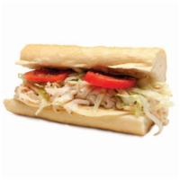Turkey Breast Sub · Roasted turkey with choice of cheese. Includes mayo, lettuce, tomato, and Italian (oil and v...