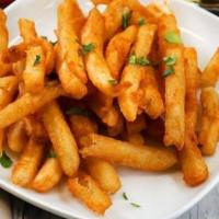 Papitas · French fries.