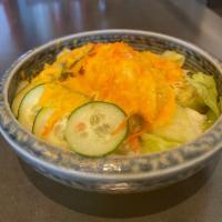 House Salad w/ Carrot Ginger Dressing · 