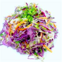 Vitamin Salad · Sliced red and green cabbage, carrot, red and green pepper, dill, garlic tossed with vinegar...