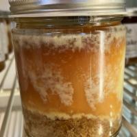 Salted Caramel Cheesecake Jar · Rich creamy cheesecake filled with house made caramel sauce