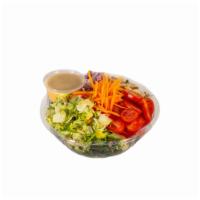 Shaved Brussels · shaved brussel sprouts, shredded kale, shaved carrots, diced roasted almonds, cherry tomato,...