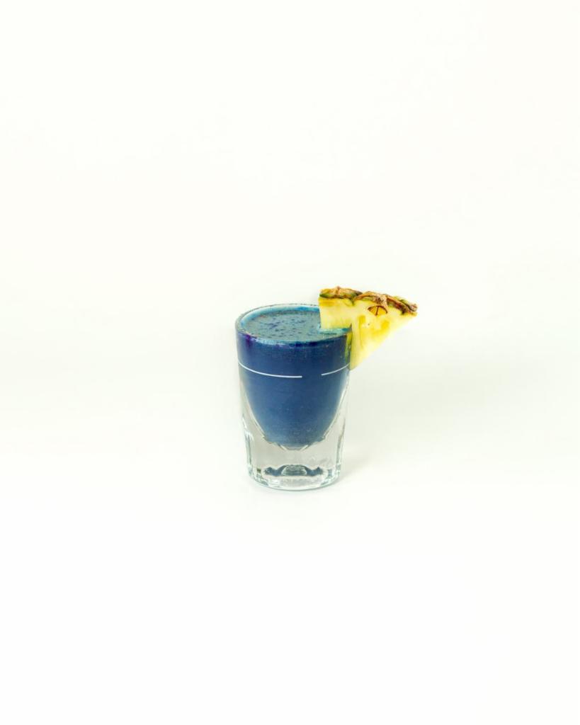 Blue Ginger · ginger, pineapple, Blue Majik (spirulina extract)