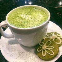 Matcha Latte · Finely ground, high-grade, green tea leaf. Combined with steamed milk for a boost of caffeine and antioxidants.