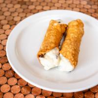 Classic Cannoli · A  Unique and Delicious Italian Pastry Consisting of a Crispy Pastry Shell filled with Sweet...
