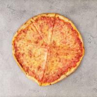 Neapolitan Pizza · Traditional crispy round pie topped with tomato sauce and mozzarella cheese.