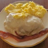 Biscuits and Gravy · 1 or 2 pieces 