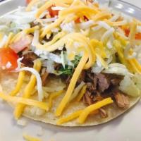 2 Tacos Plate · Shredded beef or chicken, crispy or soft tortillas.