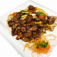 Filet Mignon Hibachi · Includes miso soup, green salad with all-natural ginger dressing and noodles or fried rice. ...
