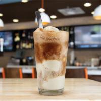 Root Beer Float · Vanilla bean ice cream served in Root Beer soda