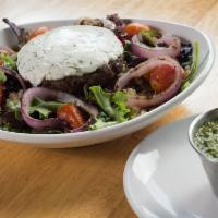 Sonoma Bowl · All natural beef, herbed goat cheese, quinoa, roasted grape tomatoes, grilled red onions, or...