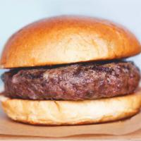 The Purist Burger · All-natural beef on a brioche bun.