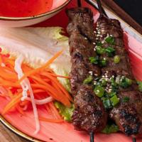 Grilled Beef Skewers · These beef skewers are marinated with a flavorful lemon grass marinade, garlic and sesame oi...