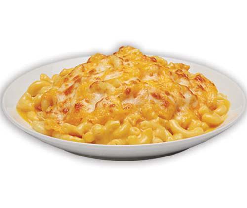 3-Cheese Wisconsin Mac Mac N Cheese · Noodles smothered in our signature bold creamy cheese sauce, and topped off with our blend of 100% real Wisconsin mozzarella and cheddar cheese.