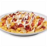 CBR Mac Mac N Cheese · Our 3-Cheese Wisconsin Mac topped with sliced grilled chicken, applewood smoked bacon, diced...