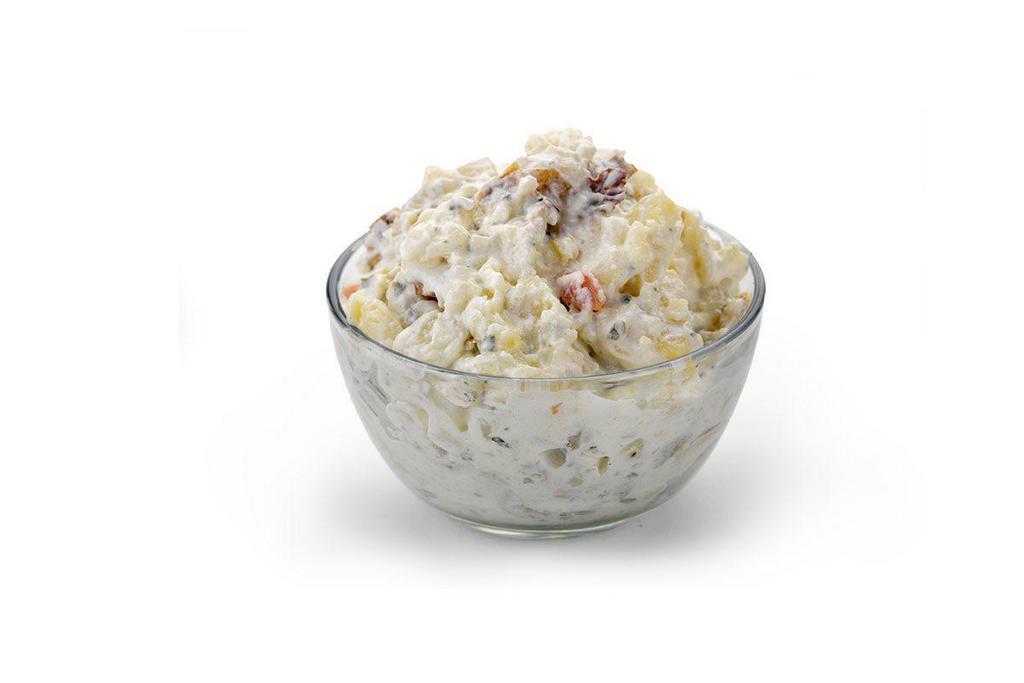 Potato Salad (Large)  · Sliced Russet potatoes in a creamy ranch dressing with bacon, green onions, and special seasonings.