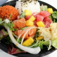 Medium Poke with 3 Scoops of Proteins · Choose your base, choose your proteins and add base or protein if want. Choose mix-ins. Choo...