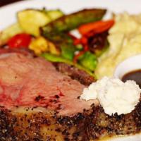 Herb Crusted Roasted Prime Rib- 12 Oz. · Mashed potatoes, au jus, spicy horseradish, market fresh vegetables.
*Available after 3pm wh...