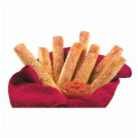 Breadsticks · Our signature dough brushed with white garlic sauce, oven baked and sprinkled with Pecorino ...